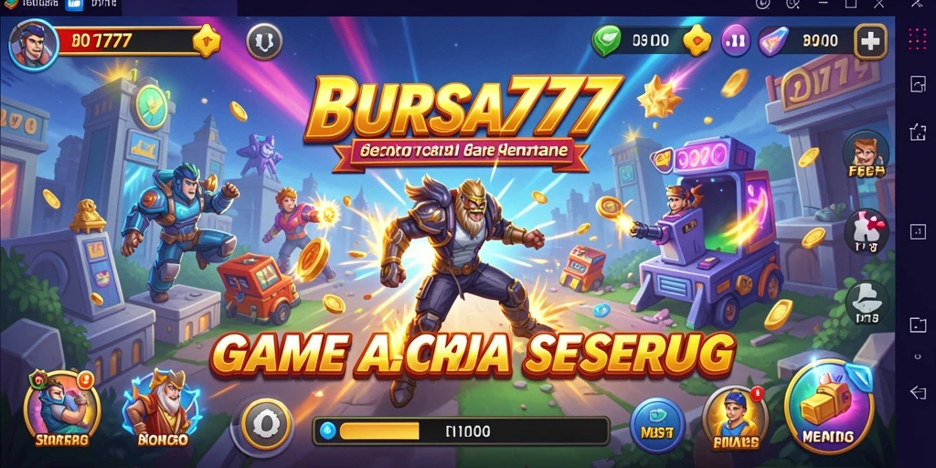 Tampilan gameplay BURSA777 yang seru dan menantang.