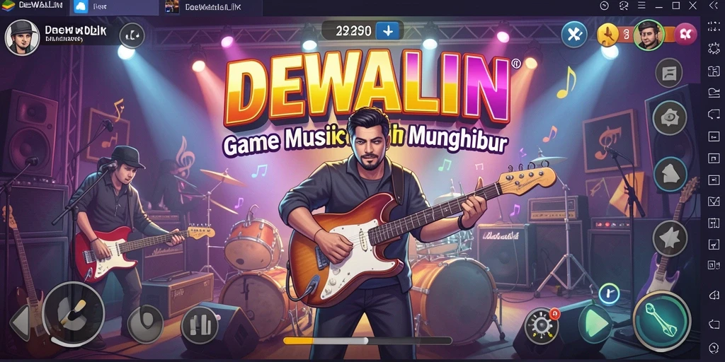 Gameplay DEWALIN yang interaktif dan penuh energi.