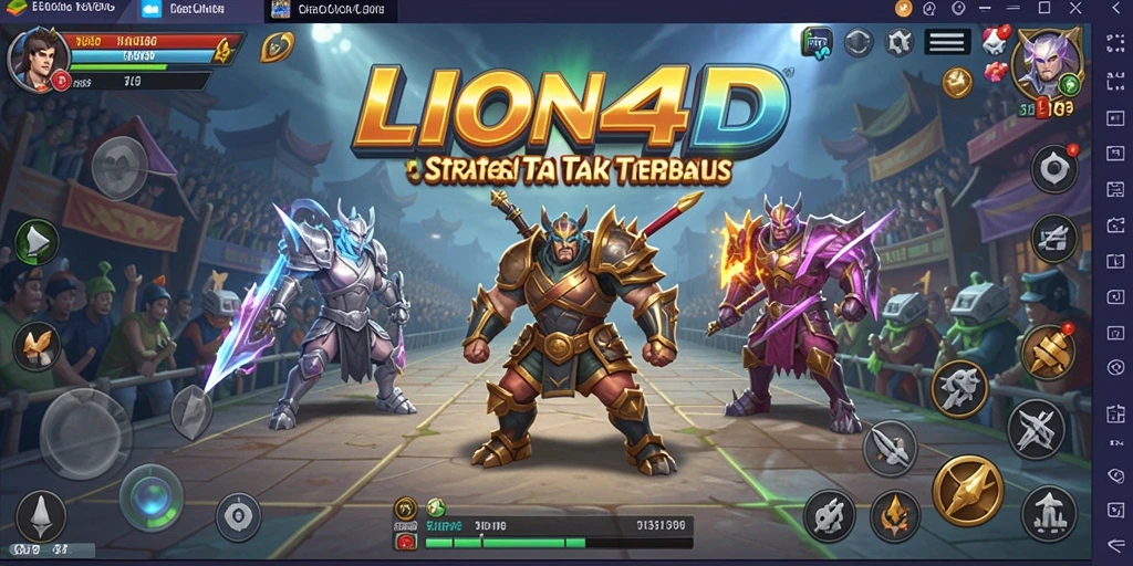 Tampilan gameplay LION4D yang strategis dan menegangkan.
