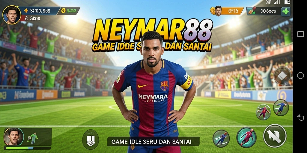Tampilan gameplay seru dan santai dari NEYMAR88.