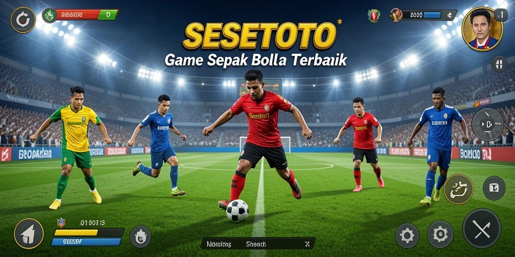 Tampilan menakjubkan dari gameplay SESETOTO yang seru dan kompetitif.