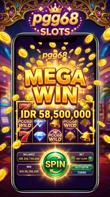 Tampilan utama aplikasi pgg68 dengan berbagai pilihan APK.